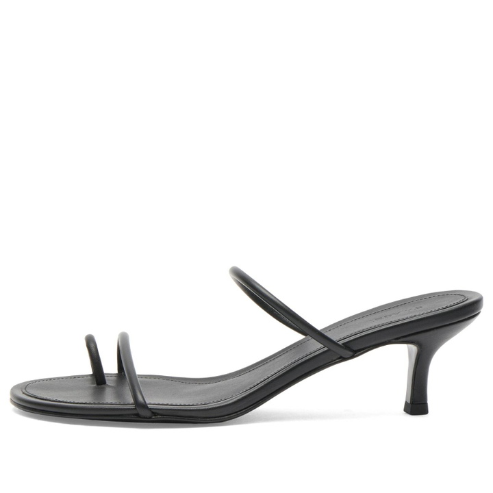 Photo: ST. Agni Women's Minimal Strap Heel in Black