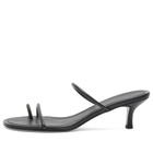 ST. Agni Women's Minimal Strap Heel in Black