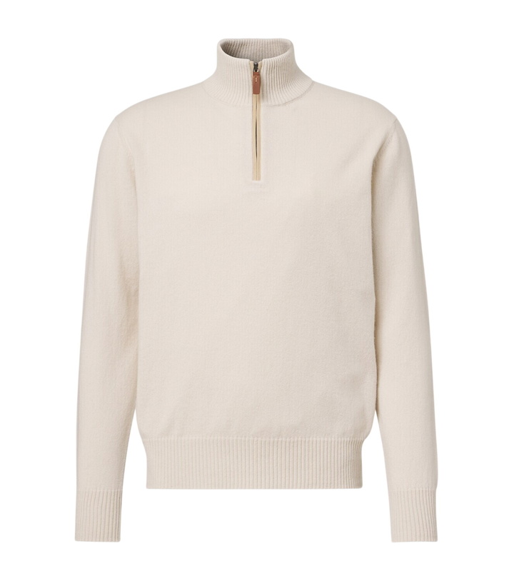 Photo: Tod's Cashmere half-zip sweater