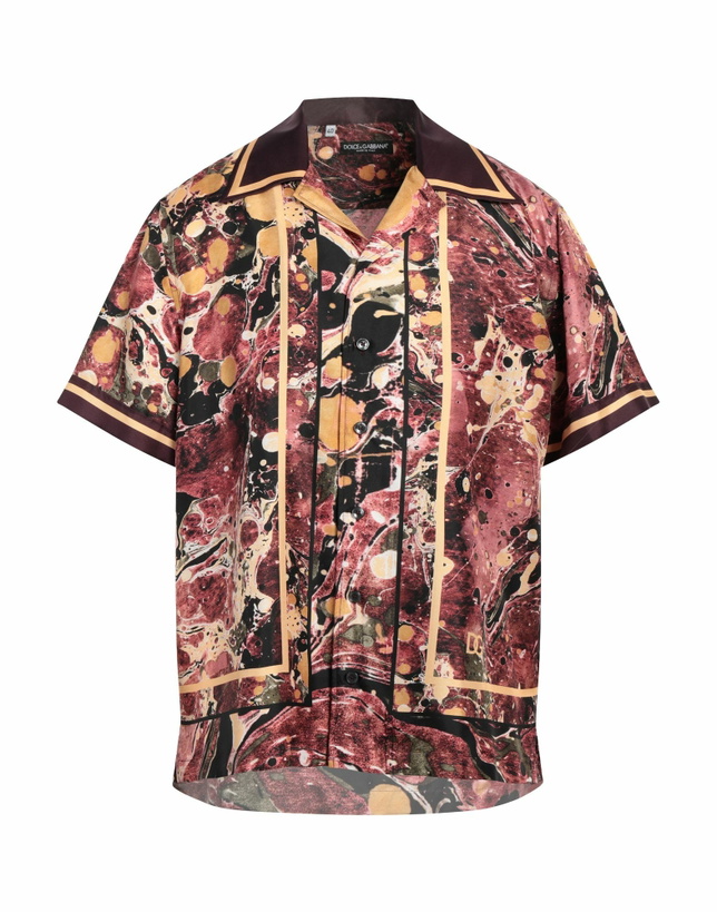Photo: Dolce & gabbana Mens Shirt Burgundy