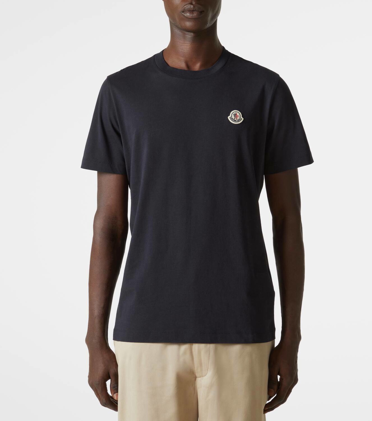 モンクレール Moncler ロゴ コットンジャージ Tシャツ 3枚セット Moncler Set of 3 logo cotton jersey T-shirts Moncler