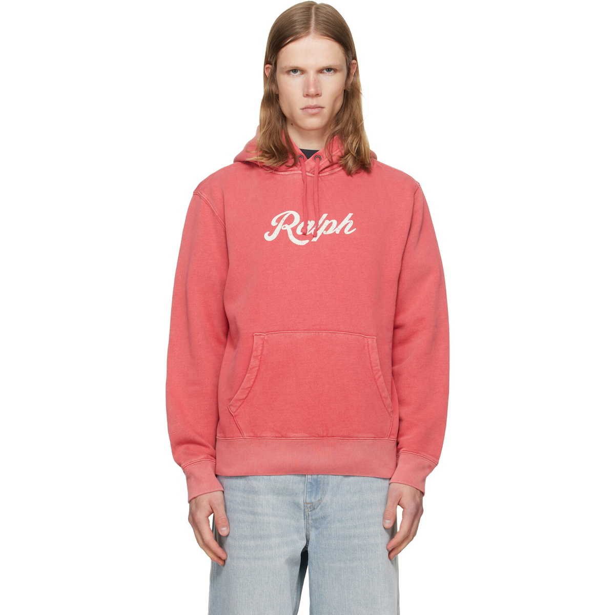 Polo Ralph Lauren Red Printed Logo Hoodie