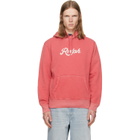 Polo Ralph Lauren Red Printed Logo Hoodie