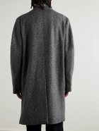 Givenchy - Herringbone Wool-Blend Coat - Gray