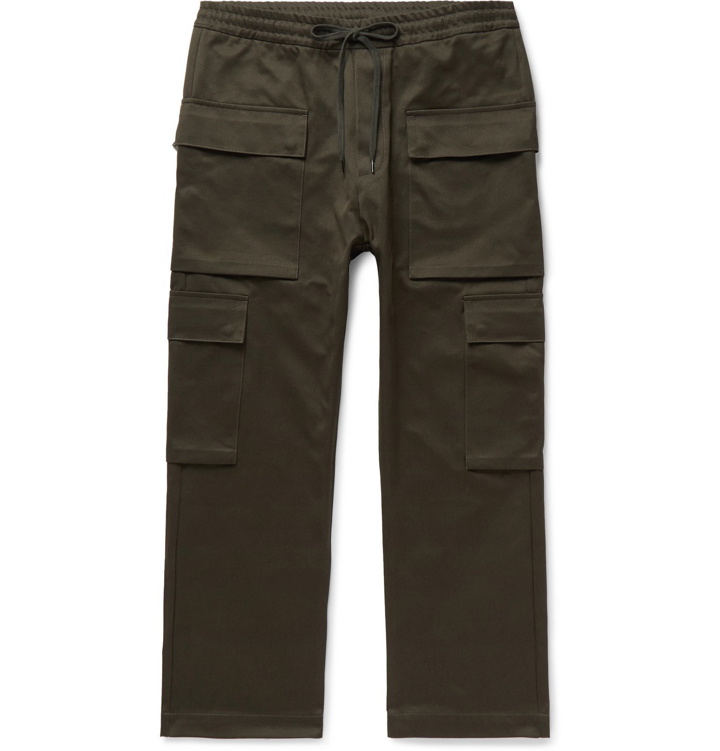 Photo: Barena - Cotton-Twill Cargo Trousers - Green