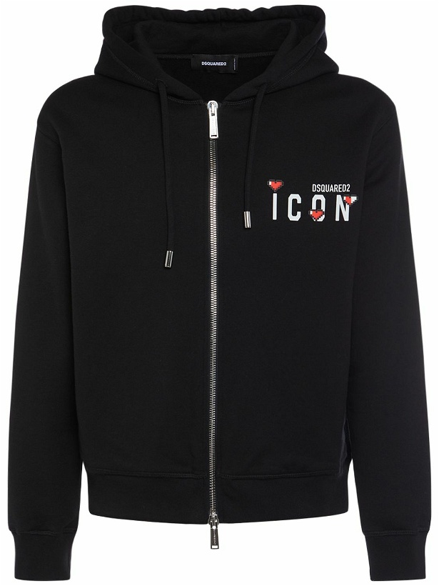 Photo: DSQUARED2 - Icon Heart Cool Fit Zip Hoodie