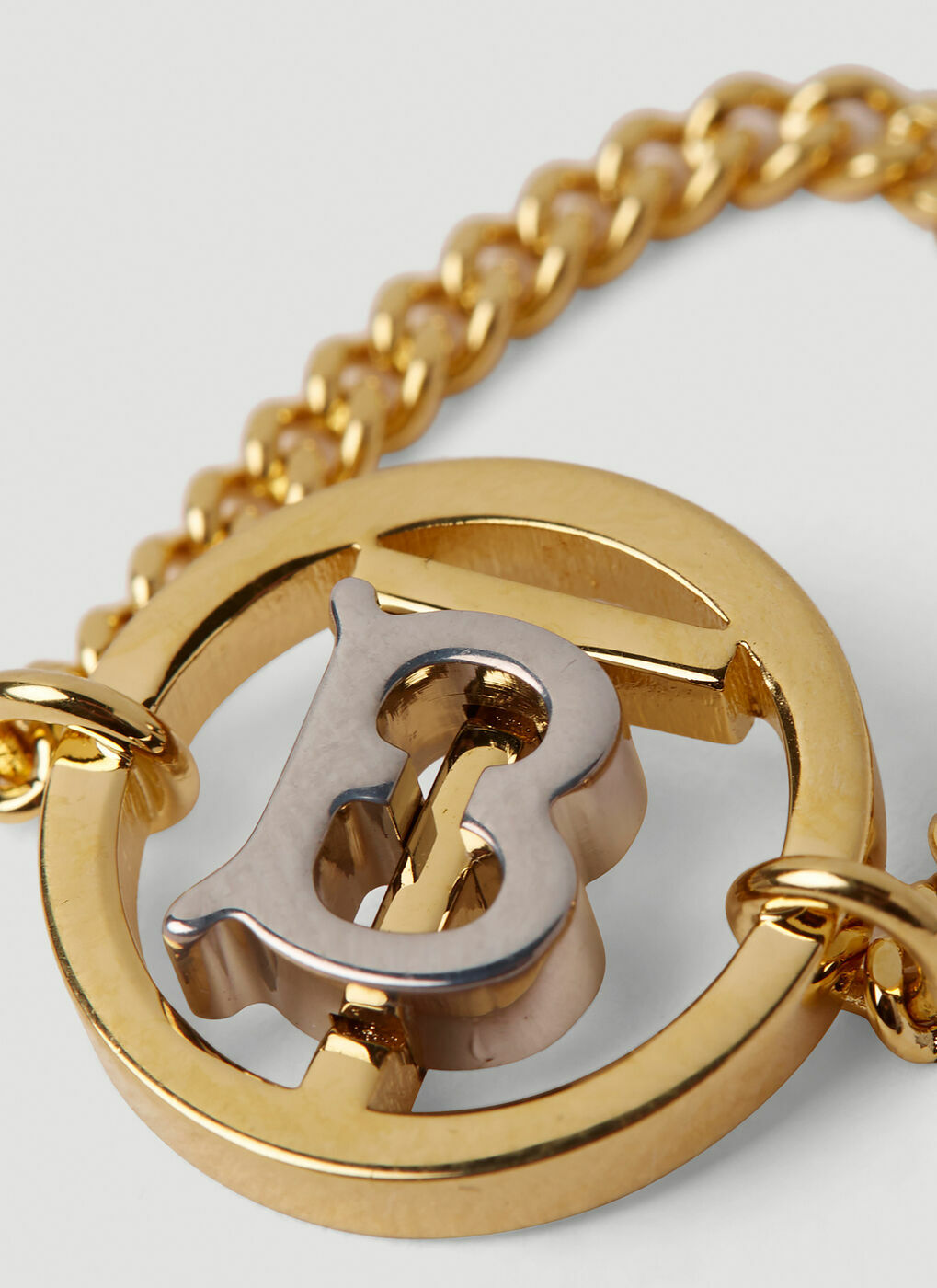 Burberry - TB Chain Ring in Gold Burberry