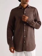 De Petrillo - Linen Shirt - Brown