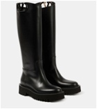 Valentino Garavani VLogo Signature leather rain boots