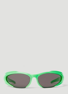 Balenciaga - Reverse Xpander Sunglasses in Green