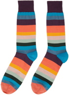 Paul Smith Four-Pack Multicolor Artist Stripe Socks