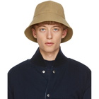 Jil Sander Beige Bonded Hat