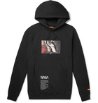 Heron Preston - NASA Printed Fleece-Back Cotton-Jersey Hoodie - Black