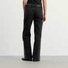 Adidas Women's Denim Firebird Track Pant in True Black Denim