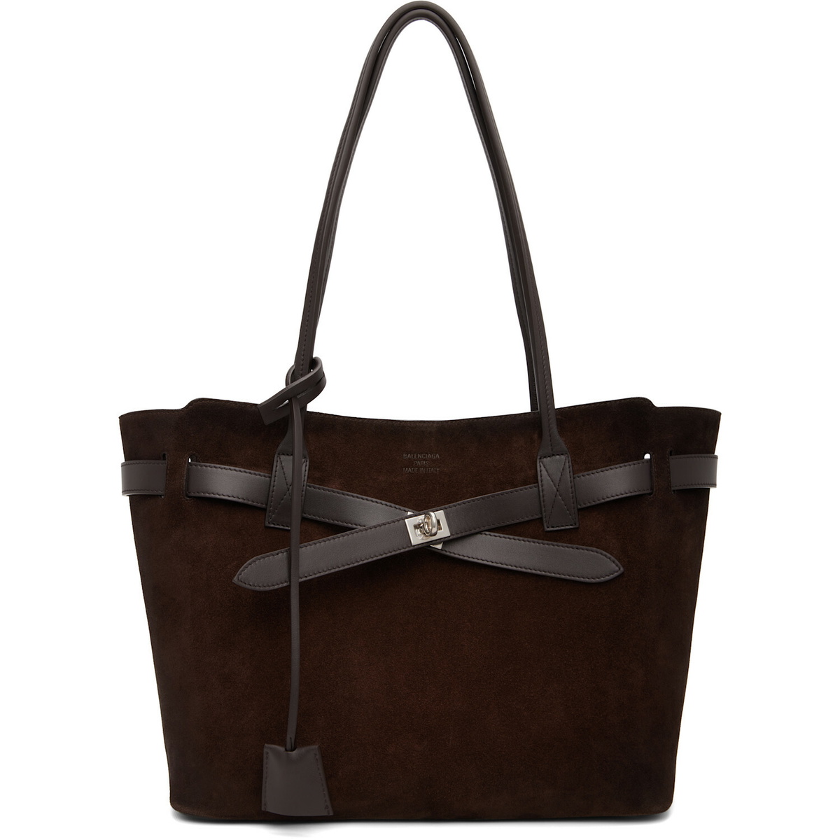 Balenciaga Brown Medium Bel Air Tote