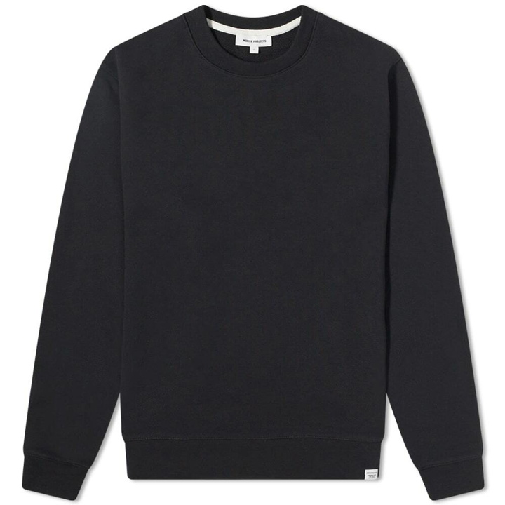 Photo: Norse Projects Men's Vagn Classic Crew Sweat in Black