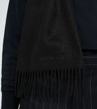 Alexander McQueen Fringed cashmere scarf