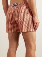 Vilebrequin - Moorise Straight-Leg Mid-Length Printed Recycled Swim Shorts - Red