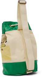 The Animals Observatory Kids Green & Off-White Babar Backpack