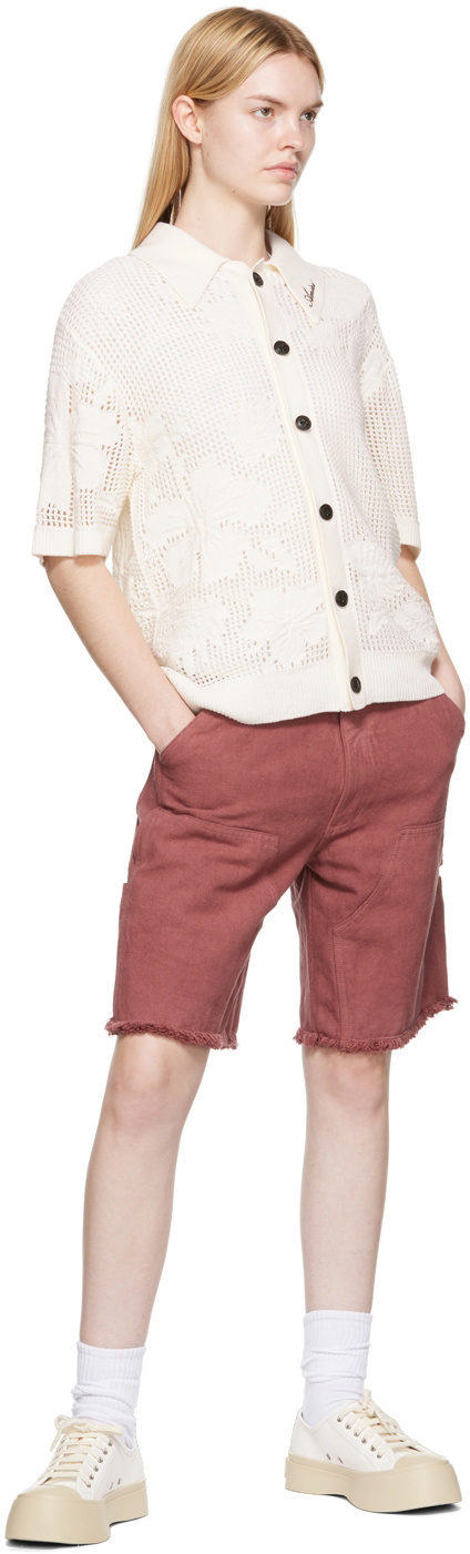 Sky High Farm Workwear Pink Denim Shorts