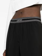 LOEWE - Logo Wide Leg Wool Trousers