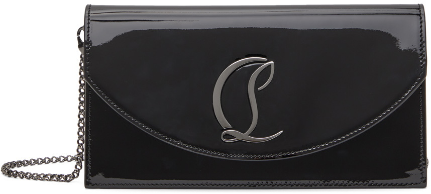 Christian Louboutin, Loubi54 black wallet on chain