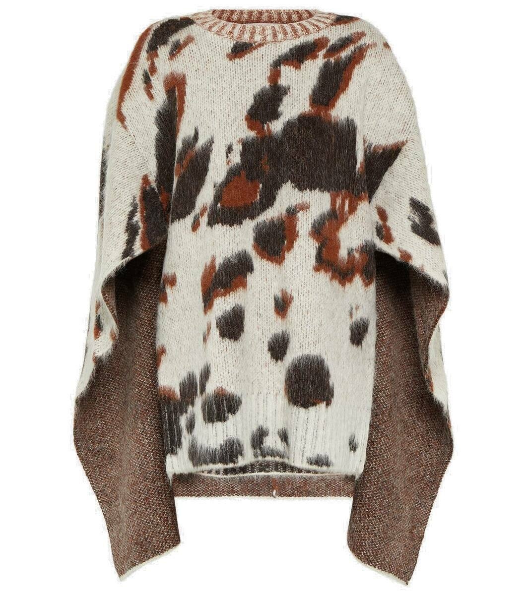 Photo: Stella McCartney Caped jacquard sweater