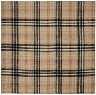 Burberry Beige Archive Check Throw