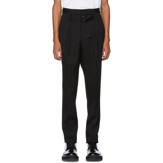 Photo: Givenchy Black Pleated Trousers