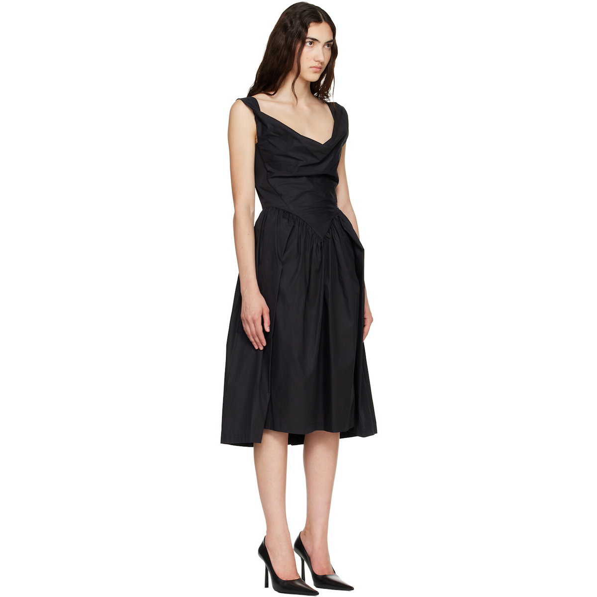 Vivienne Westwood Black Sunday Midi Dress