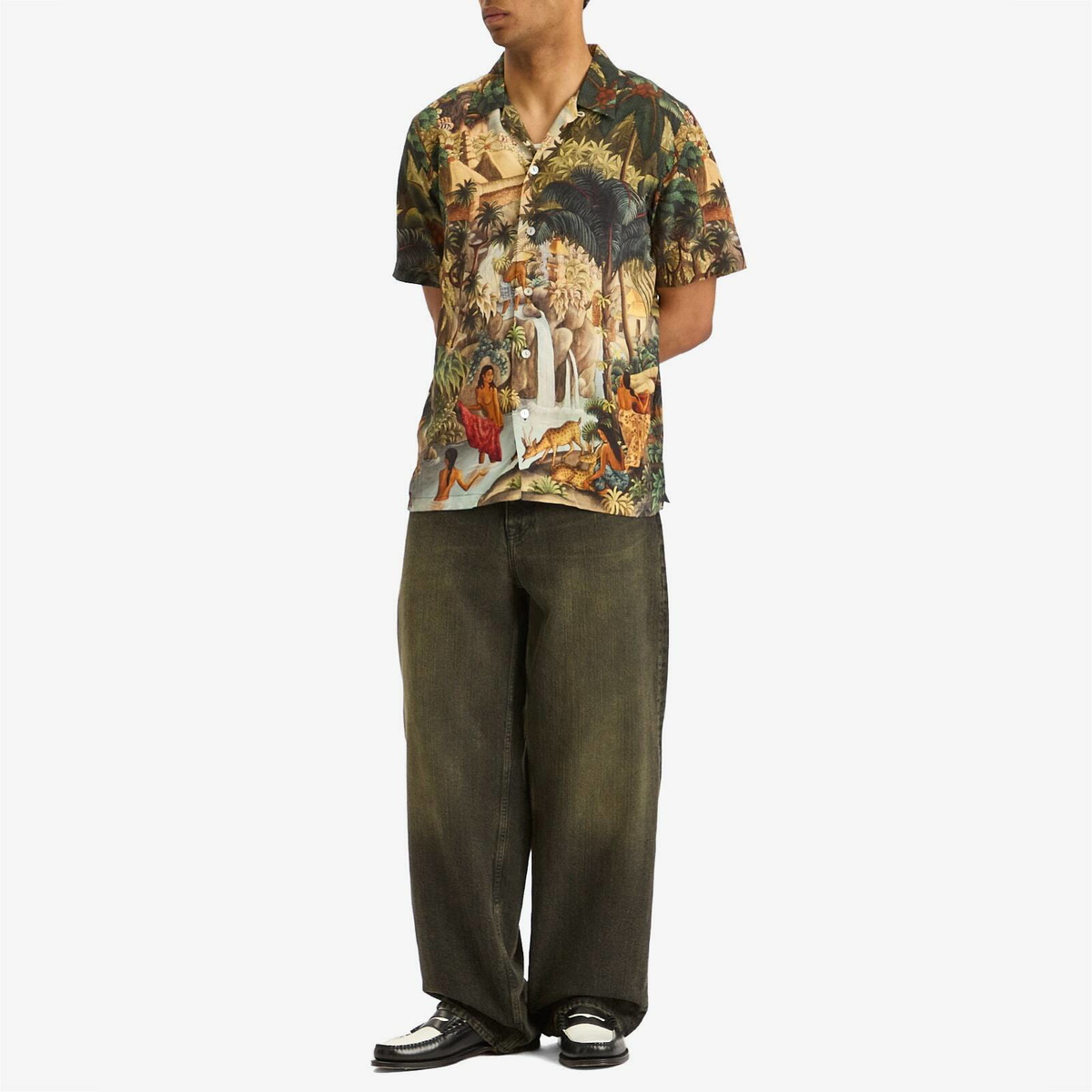 Endless Joy Men's Champuhan Vacation Shirt in Multi