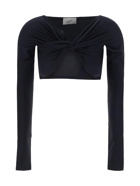 Coperni Cropped Draped Top