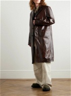 Acne Studios - Leather Coat - Brown