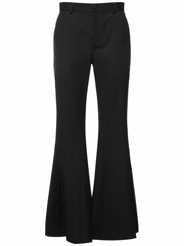 Photo: NOIR KEI NINOMIYA - Wool Gabardine Voluminous Flare Pants