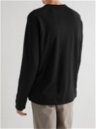 James Perse - Loopback Supima Cotton-Jersey Sweatshirt - Black