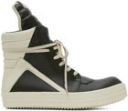 Rick Owens Green Geobasket Sneakers