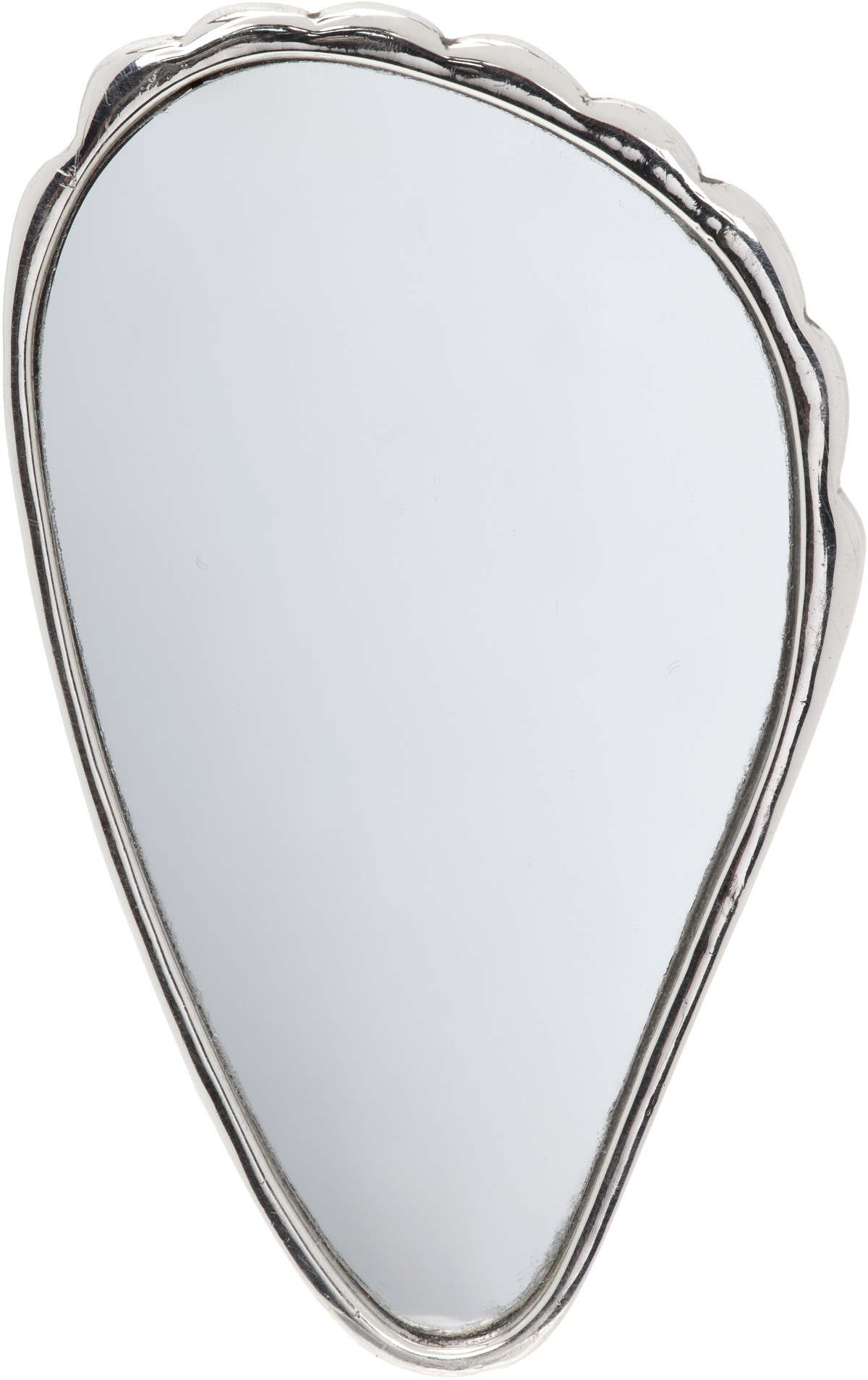 Sophie Buhai Silver Coquille Hand Mirror