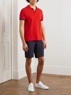 Vilebrequin - Palatin Logo-Embroidered Cotton-Piqué Polo Shirt - Red