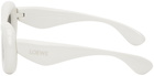 Loewe White Inflated Mask Sunglasses