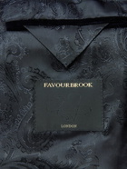 Favourbrook - Cotton-Velvet Tuxedo Jacket - Blue