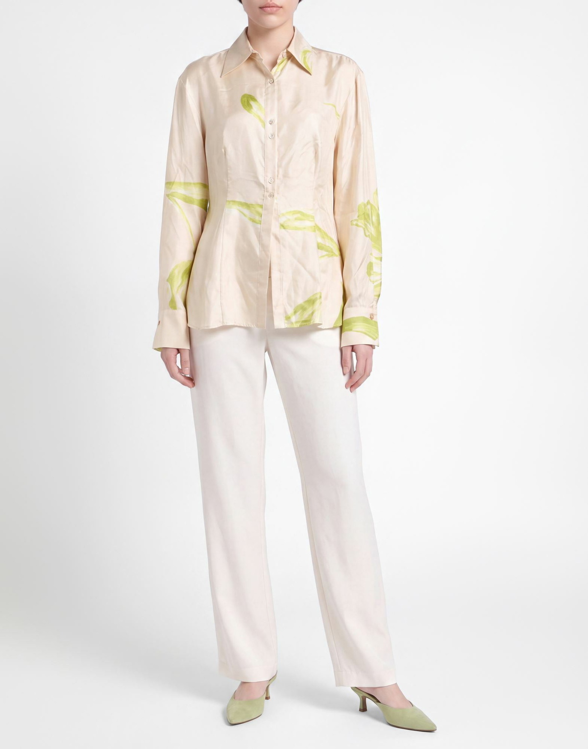 Erika Cavallini Womens Shirt in Beige