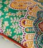 Etro Paisley floral cotton cushion
