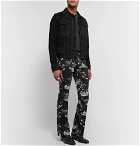 TAKAHIROMIYASHITA TheSoloist. - Black Slim-Fit Printed Wool Suit Trousers - Men - Black