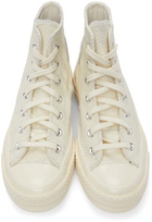 Converse Beige Leather Chuck 70 High Sneakers
