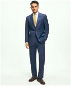 Brooks Brothers Men's Madison Fit Wool Overcheck 1818 Suit | Blue