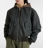 JW Anderson Shearling-trimmed bomber jacket