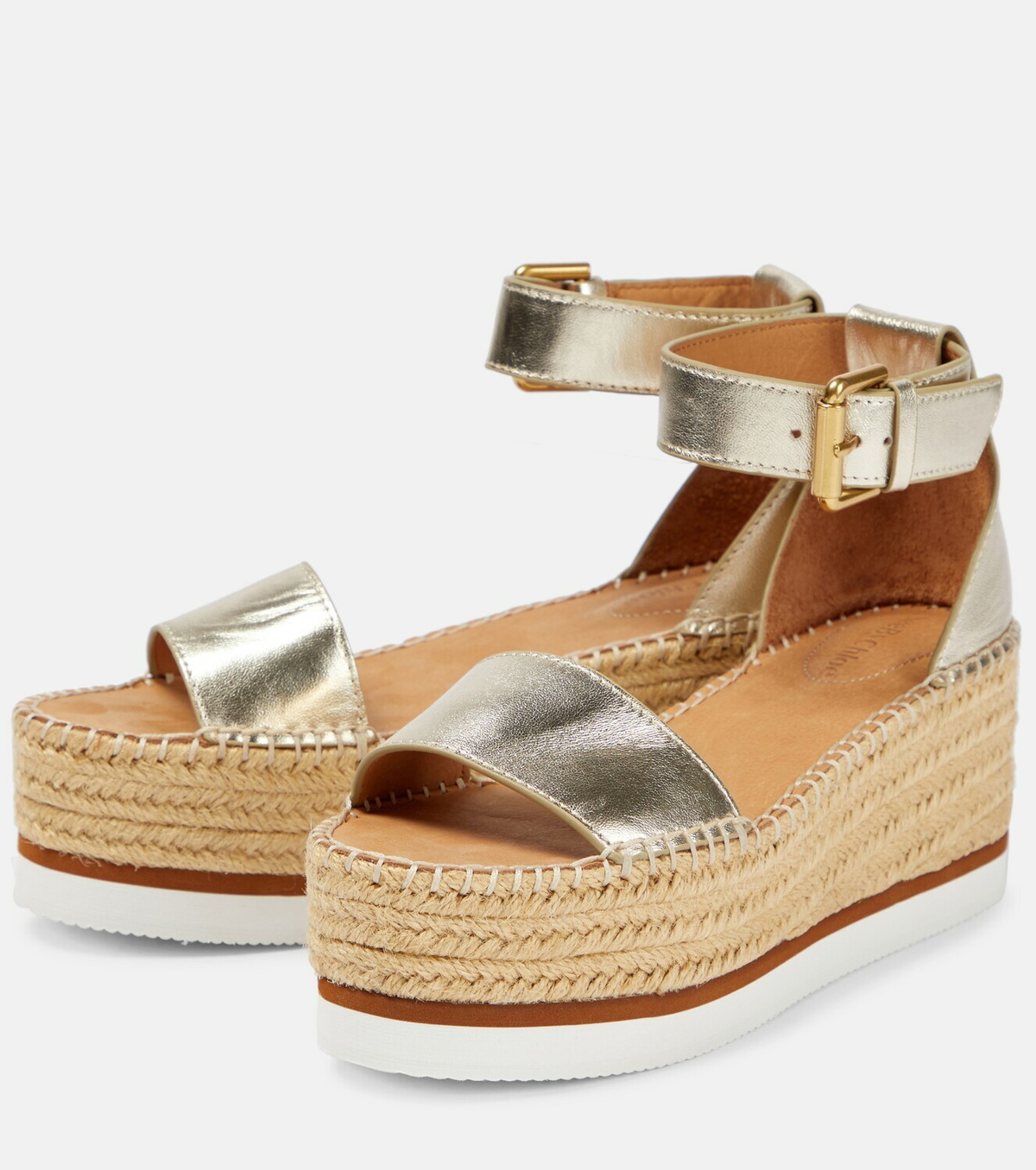 See By Chloe - Glyn leather platform espadrille sandals