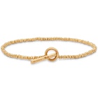 M.Cohen - Cornerless 18-Karat Gold Beaded Bracelet - Gold