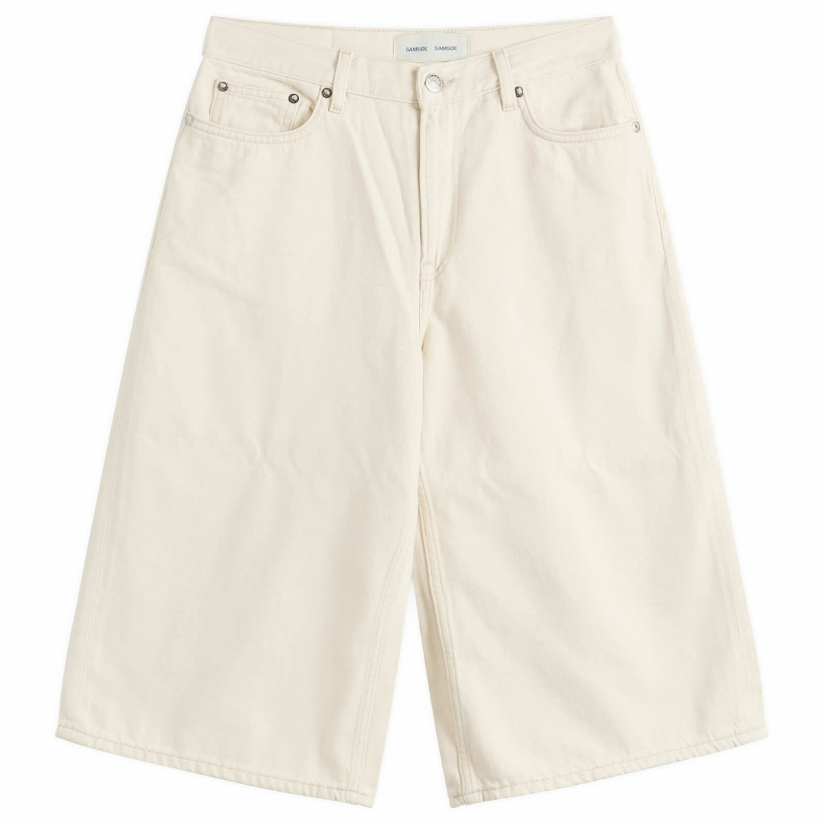 Samsøe Samsøe Women's Satessa Jorts in Soft Natural