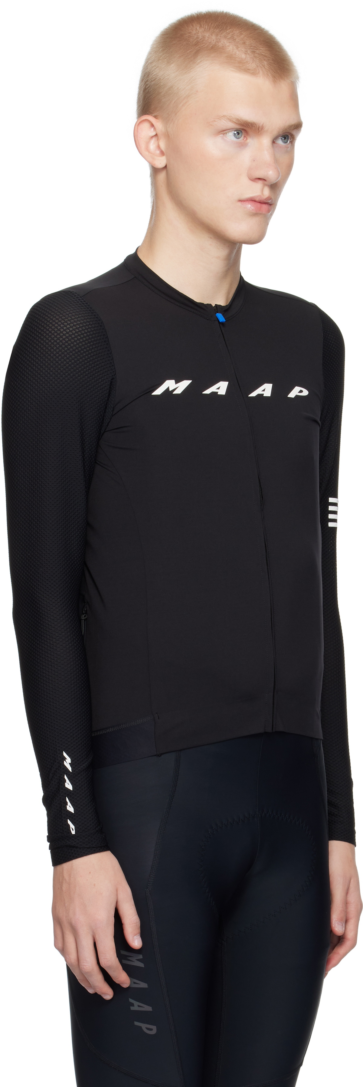 MAAP Black Evade Pro Base LS Jersey 2.0 T-shirt